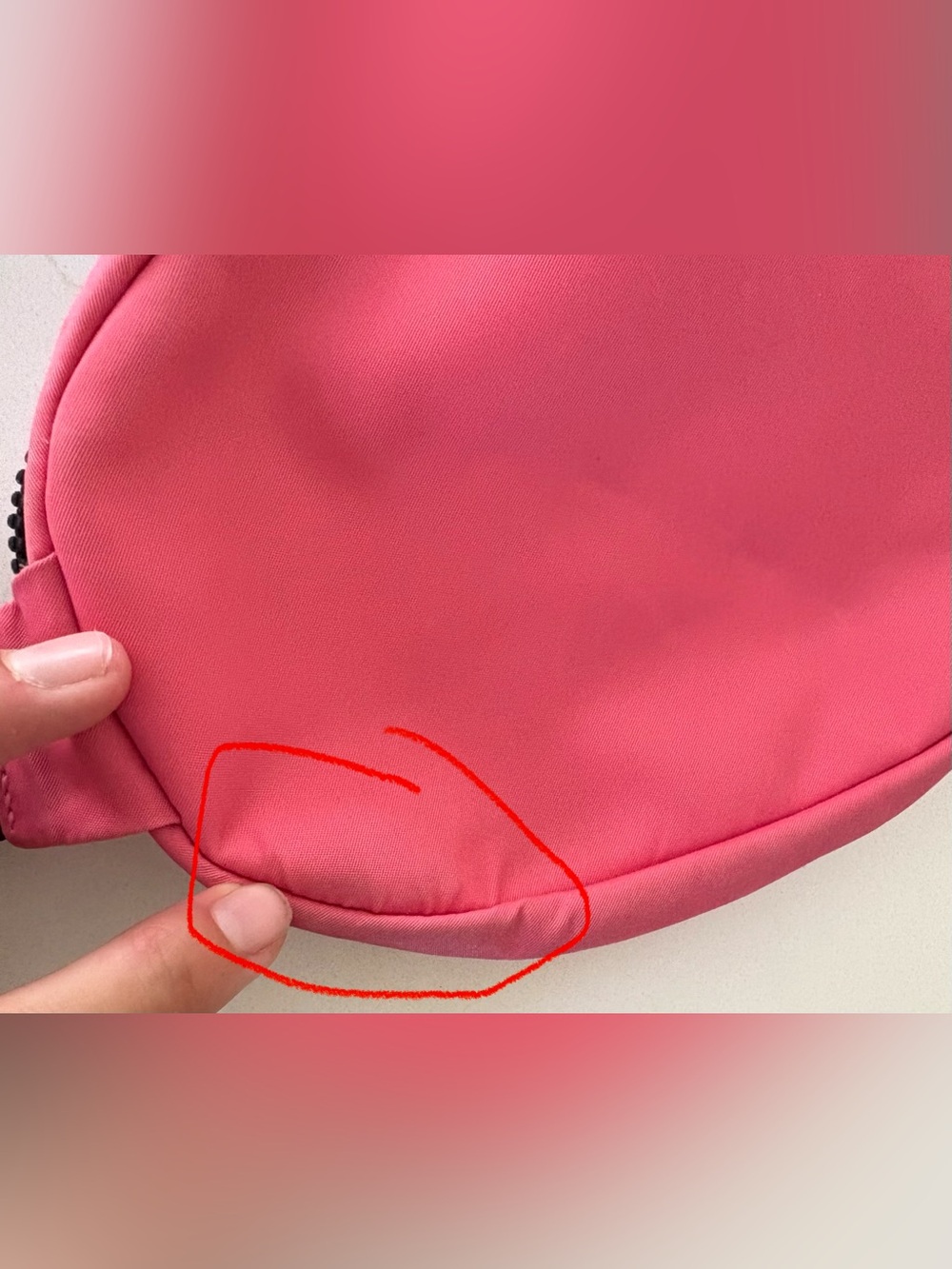 Lululumon crossbody belt bag guava pink - Picture 5 of 5